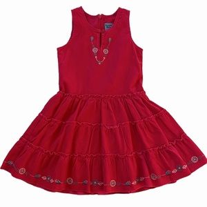 Pumpkin Patch, Soft Corduroy Dress with embroidered details